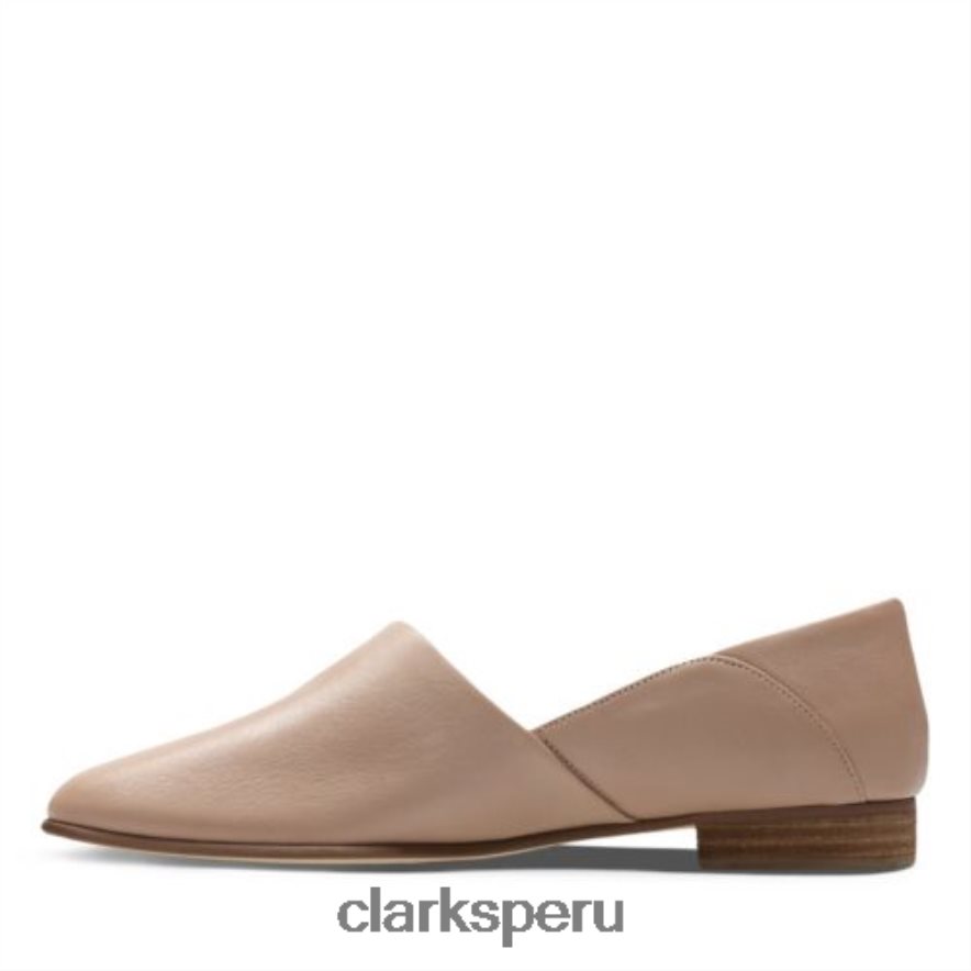 Clarks cuero rosa claro tono puro mujer Clarks 40N4LX4264 cuero rosa claro