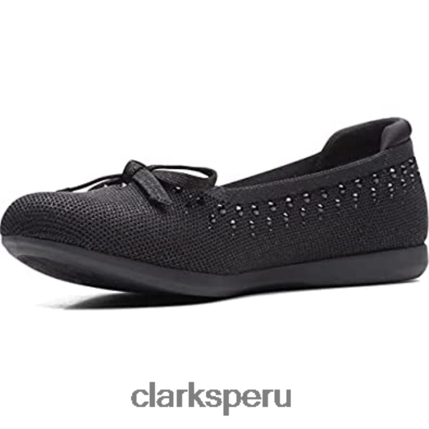 Clarks planos Carly Hope de mujer negra mujer Clarks 40N4LX748 negro