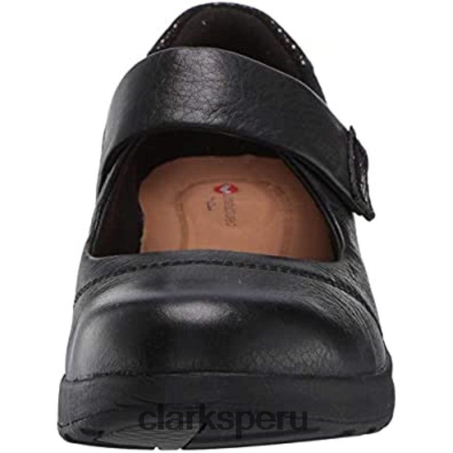 Merceditas planas clarks con correa adornada para mujer mujer Clarks 40N4LX1678