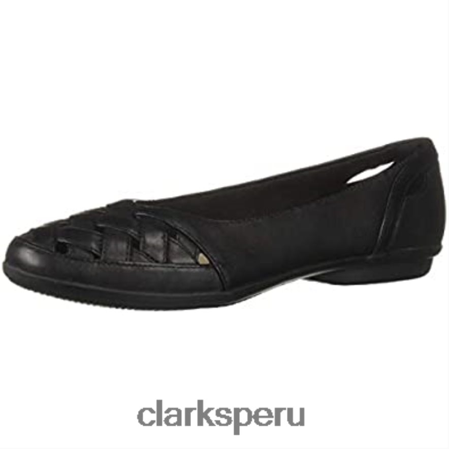 bailarina Gracelmaze de mujer clarks piel negra mujer Clarks 40N4LX1487 cuero negro