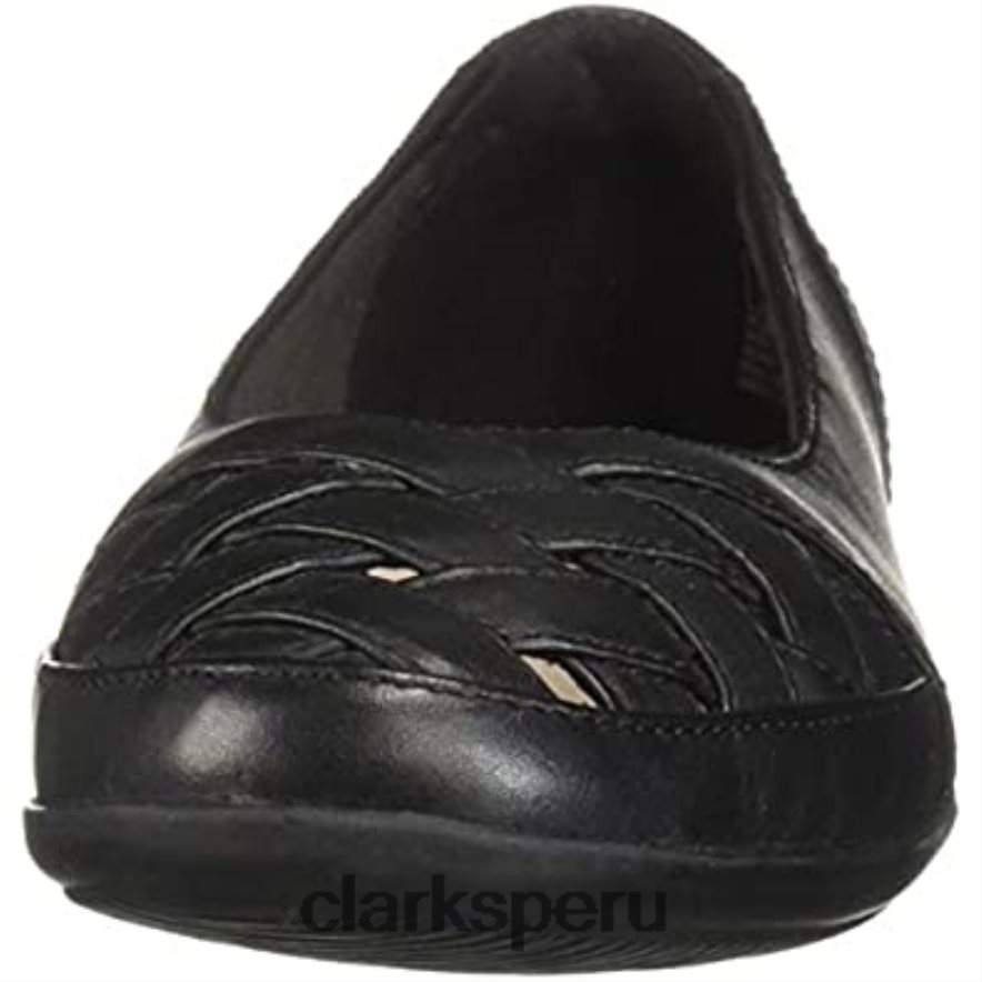 bailarina Gracelmaze de mujer clarks piel negra mujer Clarks 40N4LX1487 cuero negro