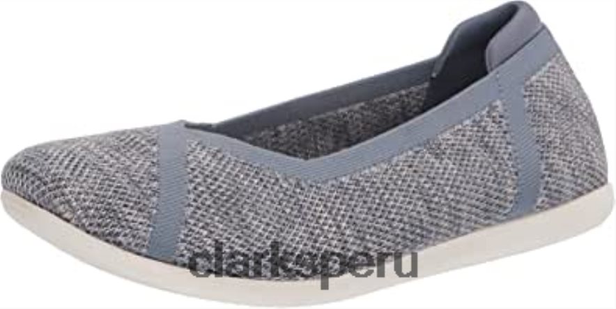 bailarina carly wish mujer clarks azul gris mujer Clarks 40N4LX2503 gris azulado