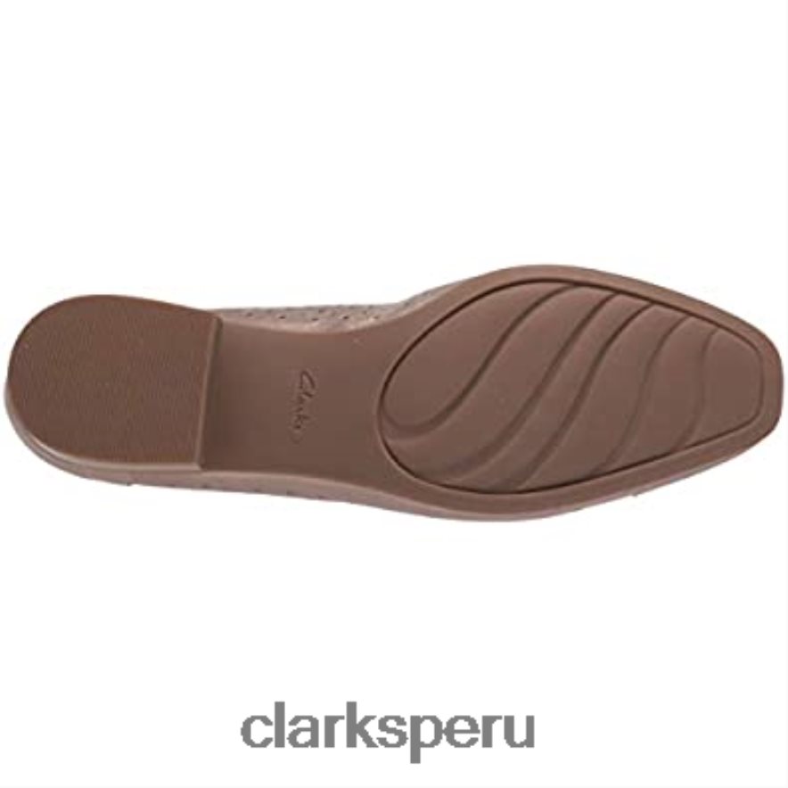 bailarinas clarks juliet cedar de mujer de piel metalizada mujer Clarks 40N4LX2951 cuero metalizado