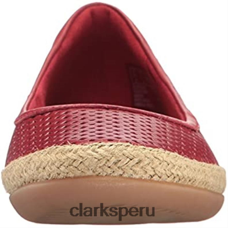 bailarinas de mujer danelly adiradanelly adira clarks cuero rojo mujer Clarks 40N4LX695 cuero rojo