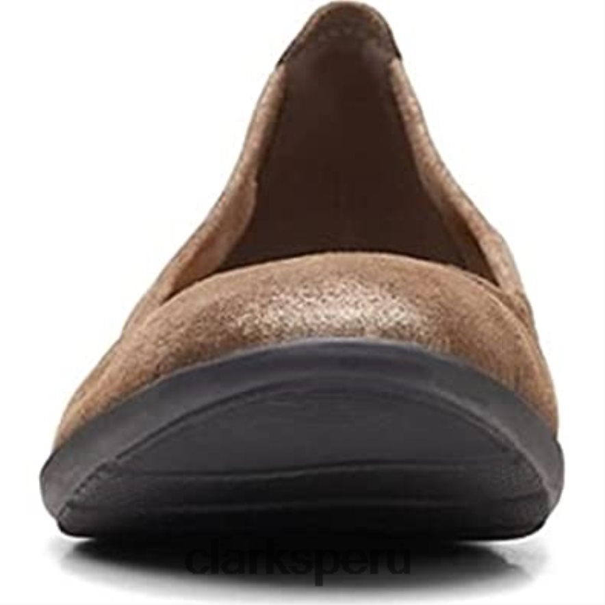 bailarinas jenette easy para mujer clarks peltre ante metalizado mujer Clarks 40N4LX53