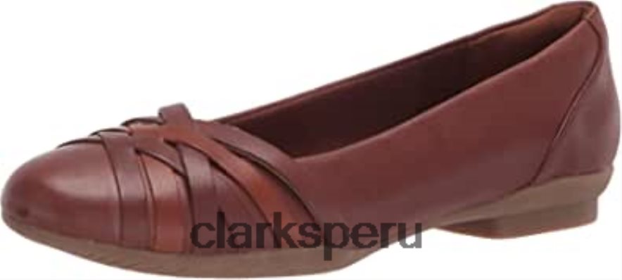 bailarinas sara clover para mujer clarks mahoga mujer Clarks 40N4LX1885