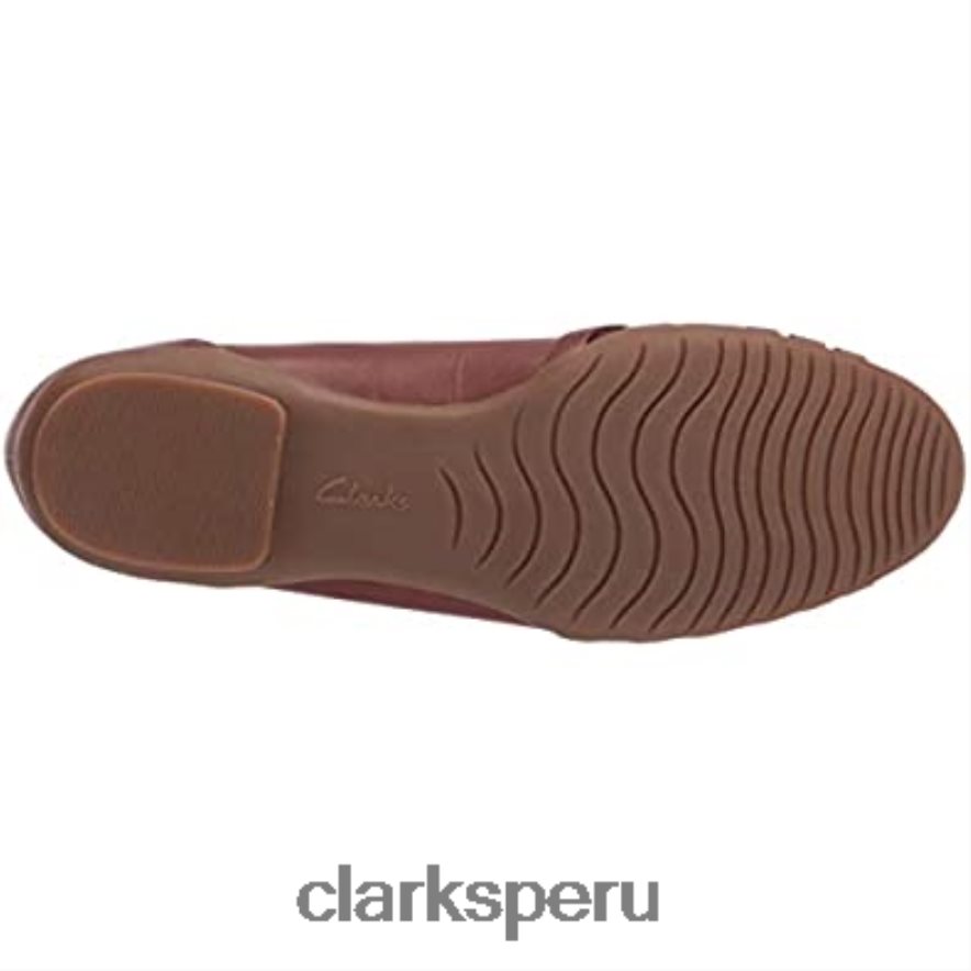 bailarinas sara clover para mujer clarks mahoga mujer Clarks 40N4LX1885