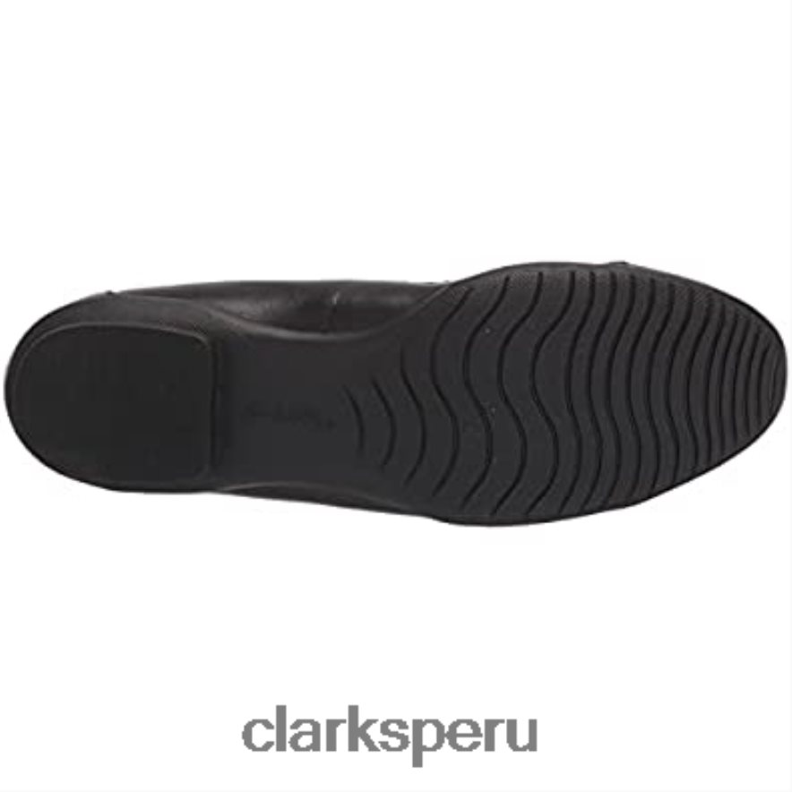 bailarinas sara de mujer de piel negra clarks de piel negra mujer Clarks 40N4LX460 cuero negro