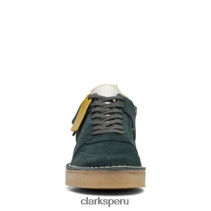 clarks desert run ante verde oscuro ante verde oscuro mujer Clarks 40N4LX6082 gamuza verde oscuro