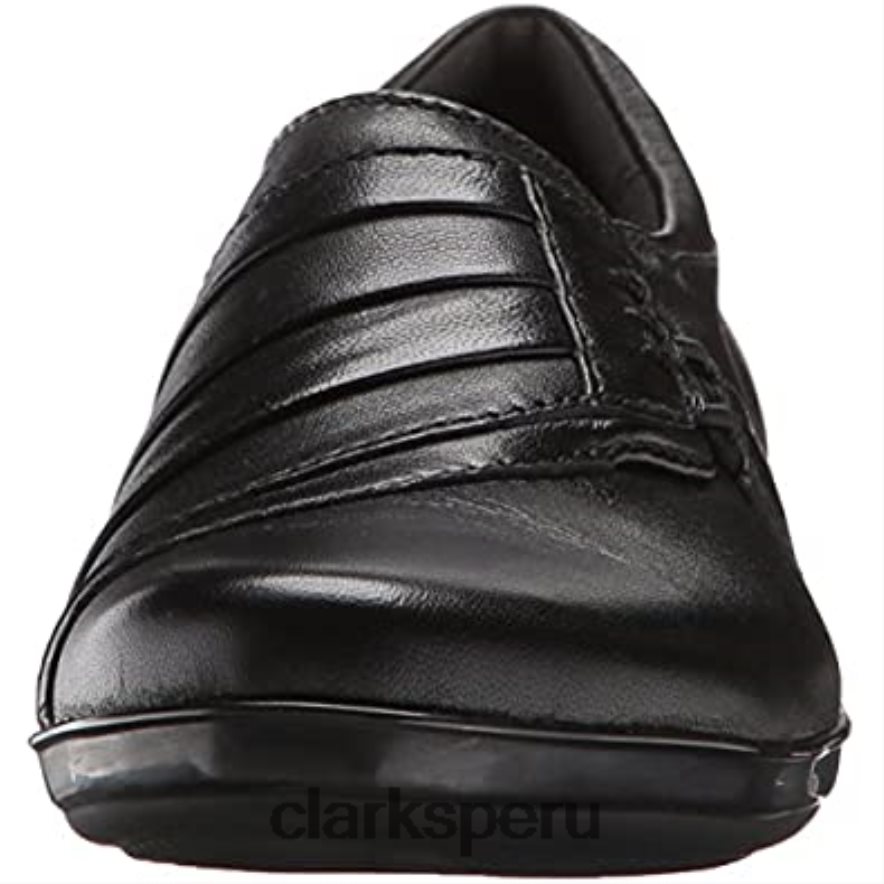 clarks everlay iris mujer planas cuero negro mujer Clarks 40N4LX2965 cuero negro