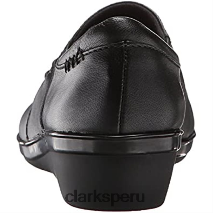 clarks everlay iris mujer planas cuero negro mujer Clarks 40N4LX2965 cuero negro