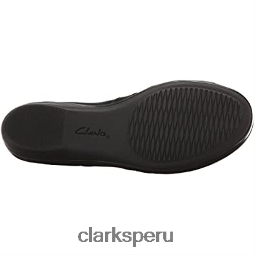 clarks everlay iris mujer planas cuero negro mujer Clarks 40N4LX2965 cuero negro