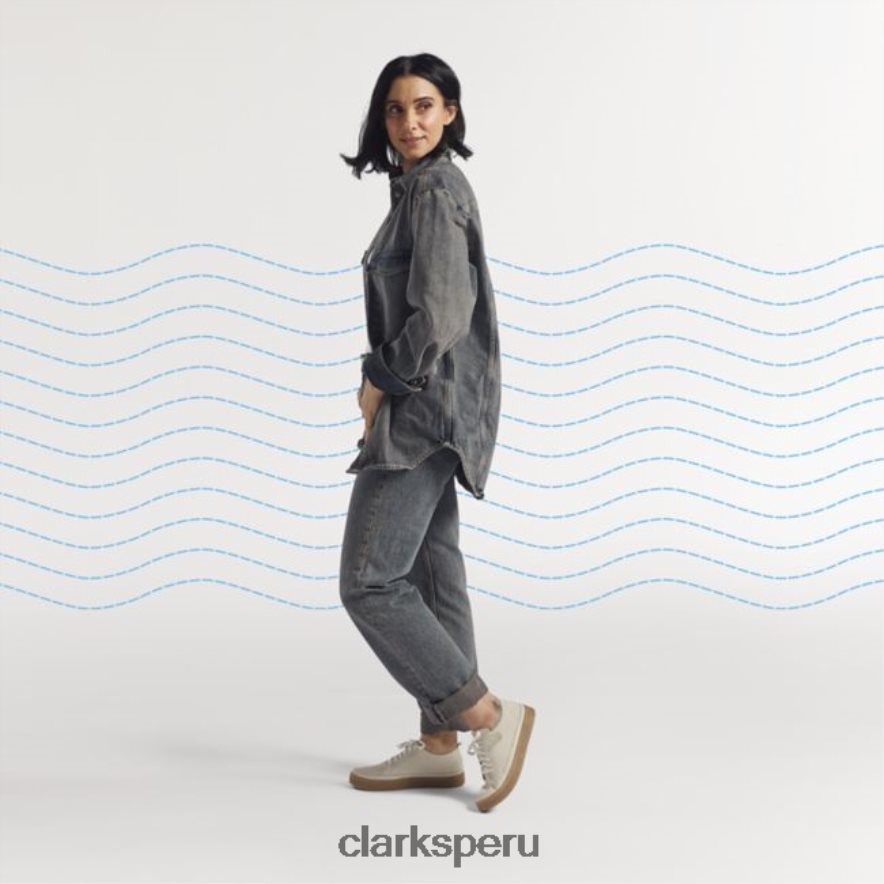 encaje de barleigh cuero blanco clarks de cuero blanco mujer Clarks 40N4LX5990 cuero blanco