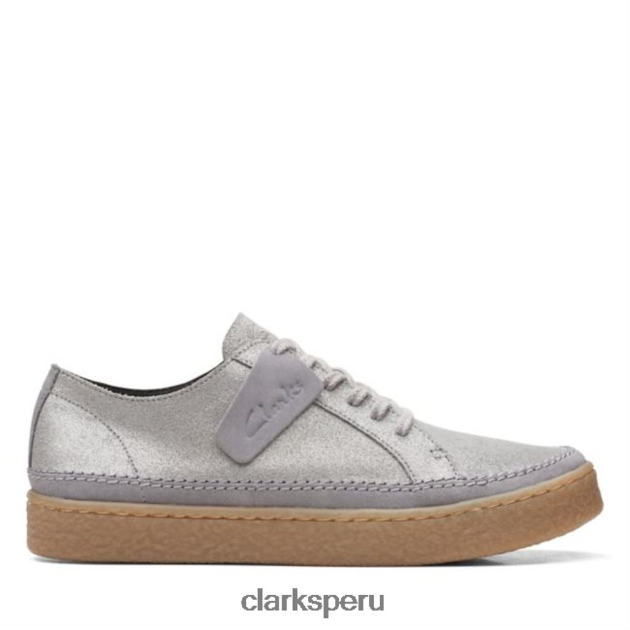 encaje de barleigh gris metalizado gris clarks metalizado mujer Clarks 40N4LX5101 gris metalizado