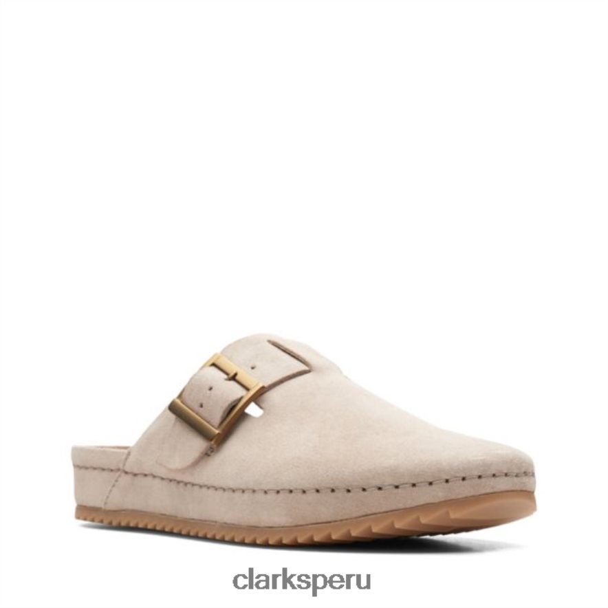 mula clarks brookleigh de gamuza arena gamuza arena mujer Clarks 40N4LX6499 gamuza arena