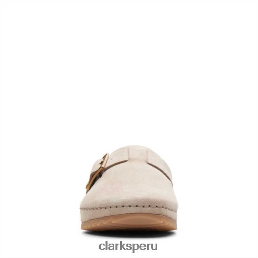 mula clarks brookleigh de gamuza arena gamuza arena mujer Clarks 40N4LX6499 gamuza arena