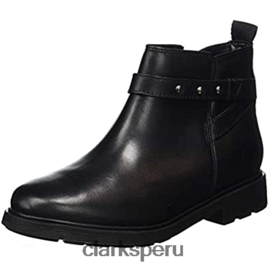 Botines niña clarks astrol soar k piel negro niños Clarks 40N4LX2595 cuero negro