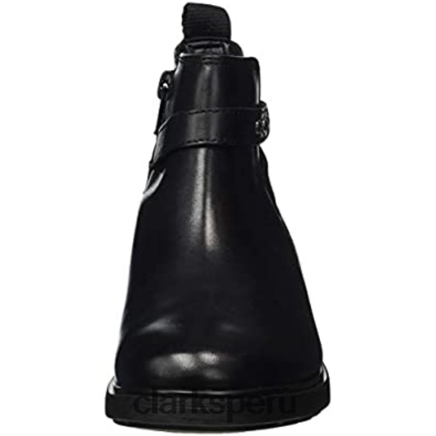 Botines niña clarks astrol soar k piel negro niños Clarks 40N4LX2595 cuero negro