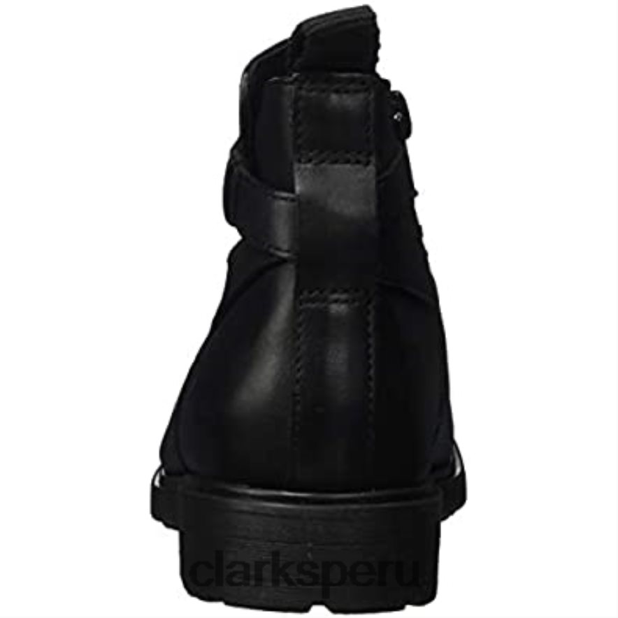 Botines niña clarks astrol soar k piel negro niños Clarks 40N4LX2595 cuero negro