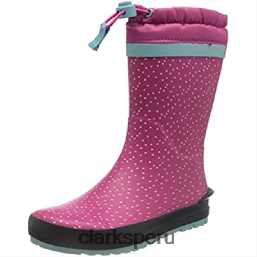 Clarks mudder dash t raboot rosa para niña niños Clarks 40N4LX1866 rosa