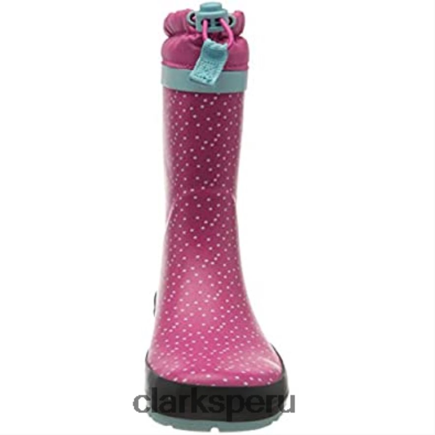 Clarks mudder dash t raboot rosa para niña niños Clarks 40N4LX1866 rosa