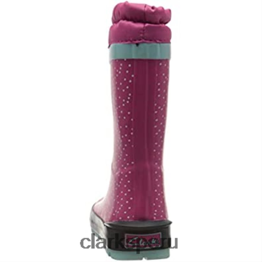 Clarks mudder dash t raboot rosa para niña niños Clarks 40N4LX1866 rosa