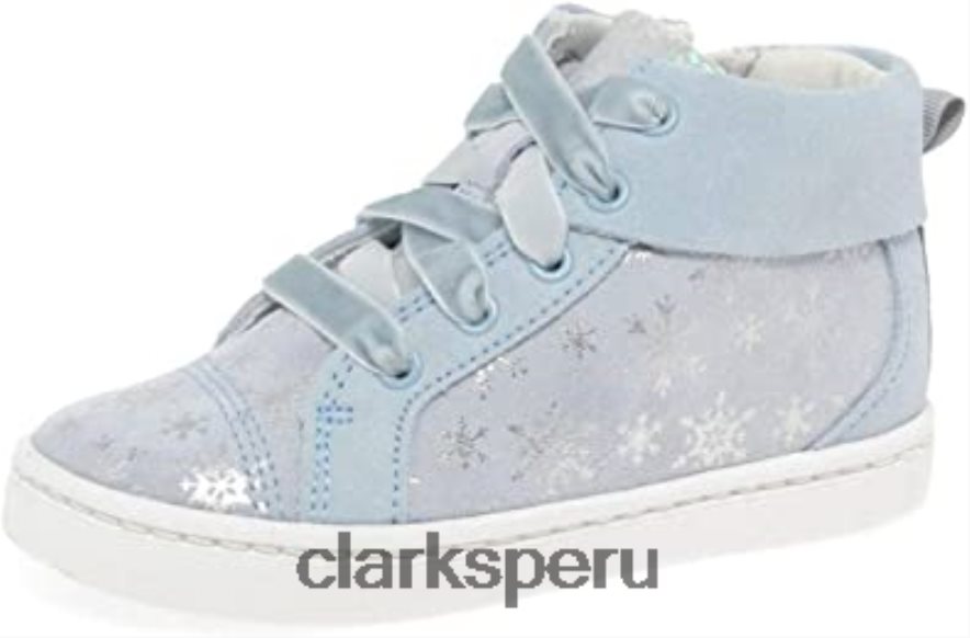 botas city frost k niña clarks ante azul niños Clarks 40N4LX2709 gamuza azul