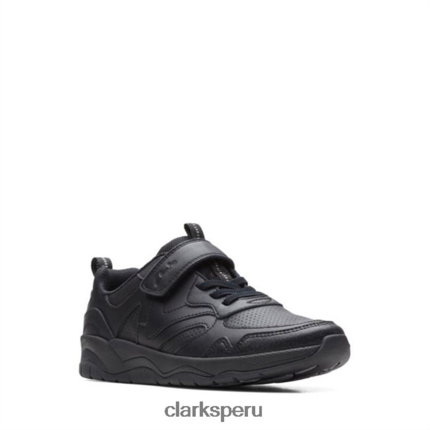 c más bajo sprint mayor cuero negro clarks cuero negro niños Clarks 40N4LX5815 cuero negro