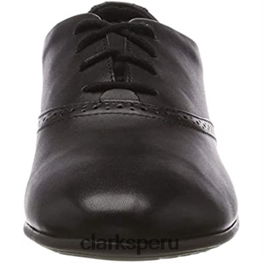 jules walk derbys clarks para niña negros niños Clarks 40N4LX231 cuero negro