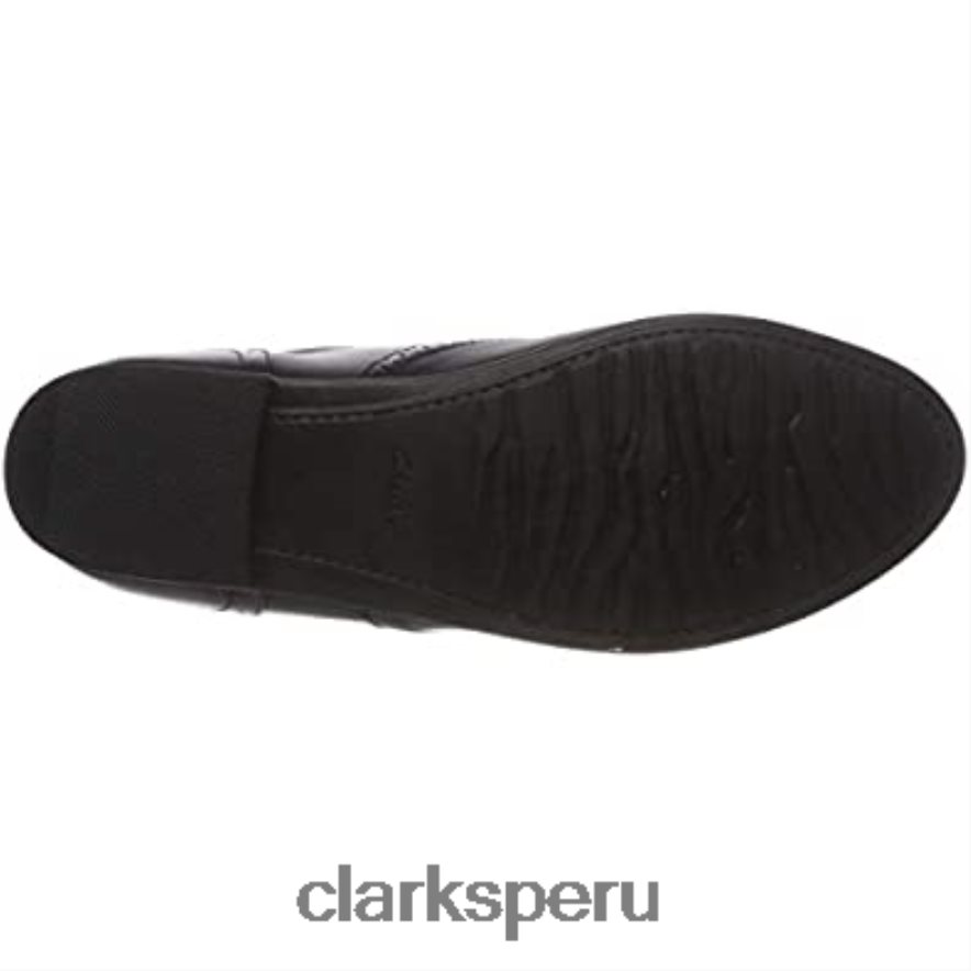 jules walk derbys clarks para niña negros niños Clarks 40N4LX231 cuero negro