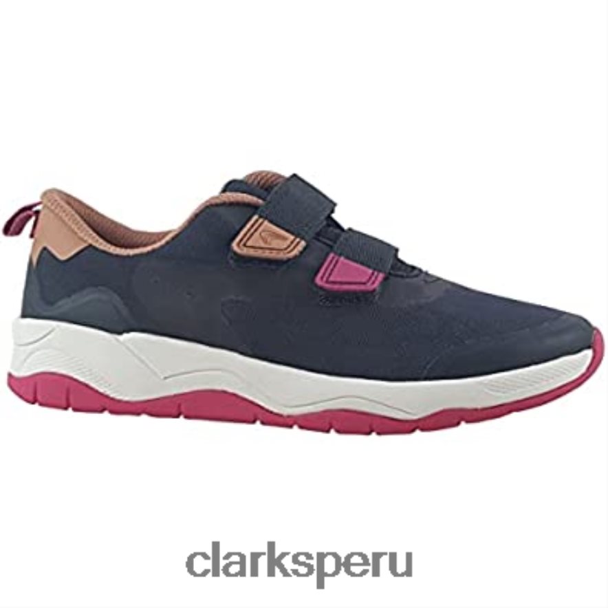 Zapatillas lowder race o azul marino sintético niña clarks niños Clarks 40N4LX117