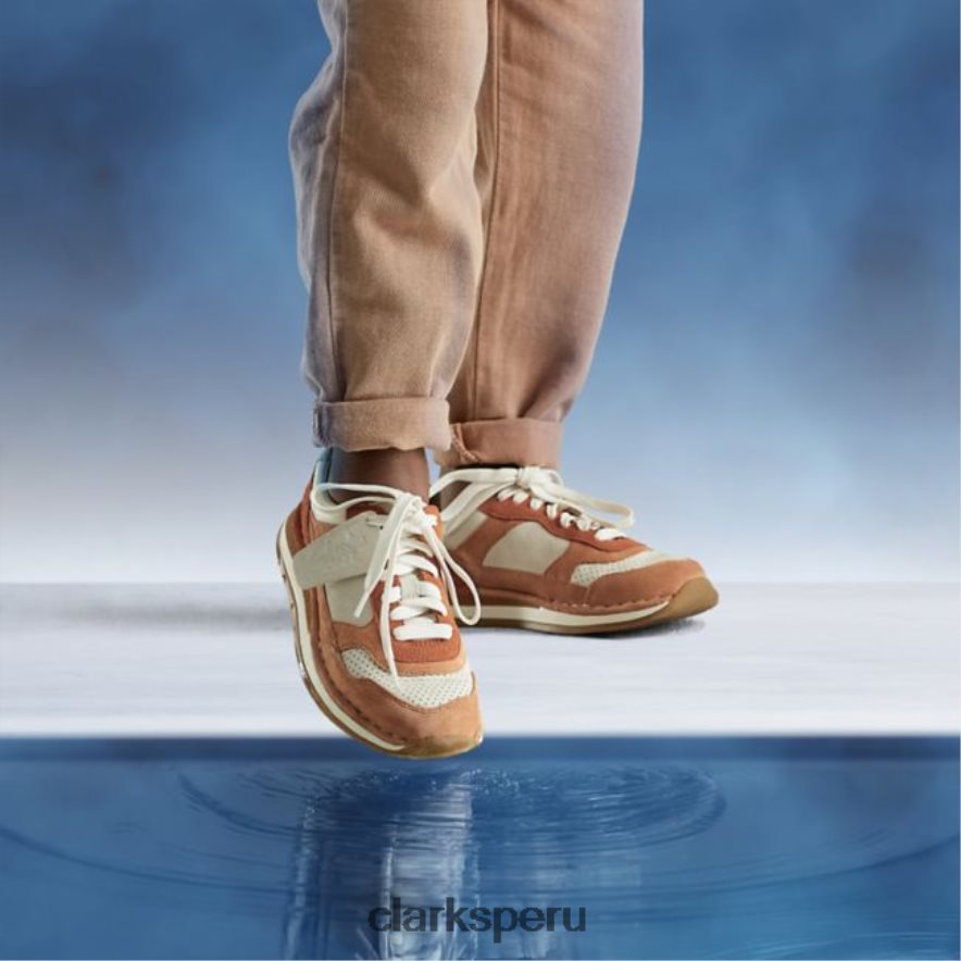 Clarks Sandstone Combi Craft Run Tor Kid Sandstone Combi niños Clarks 40N4LX6873 combinación de arenisca