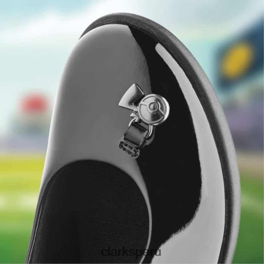 charol negro clarks etch mist kid charol negro niños Clarks 40N4LX5883 charol negro