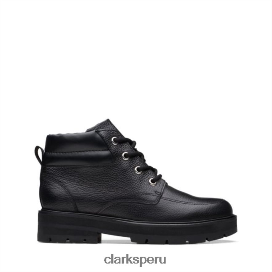 clarks prague de cuero negro con cremallera cuero negro antiguo niños Clarks 40N4LX5731 cuero negro