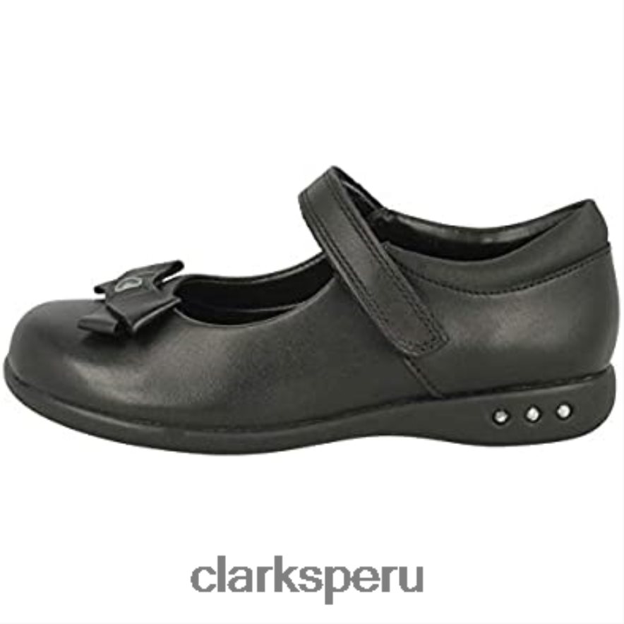 bailarinas con correa en el tobillo prime skip para niña niño negro clarks niños Clarks 40N4LX1206 cuero negro