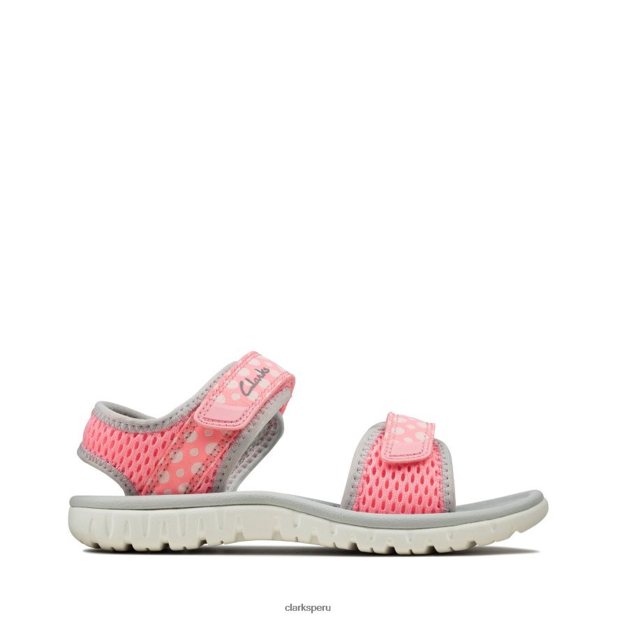 pink clarks surf marea k niños Clarks 40N4LX3795 rosa