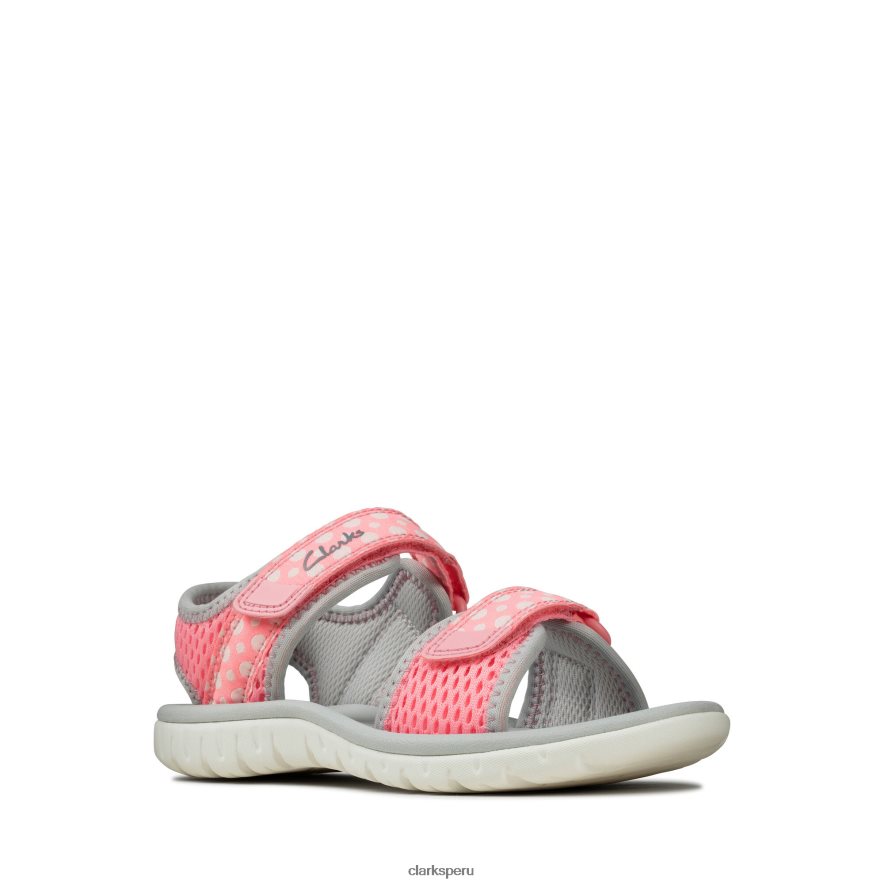 pink clarks surf marea k niños Clarks 40N4LX3795 rosa