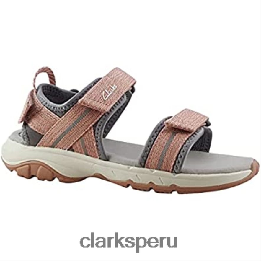 sandalias clarks expo sea k rosa combi sintetico niña niños Clarks 40N4LX451