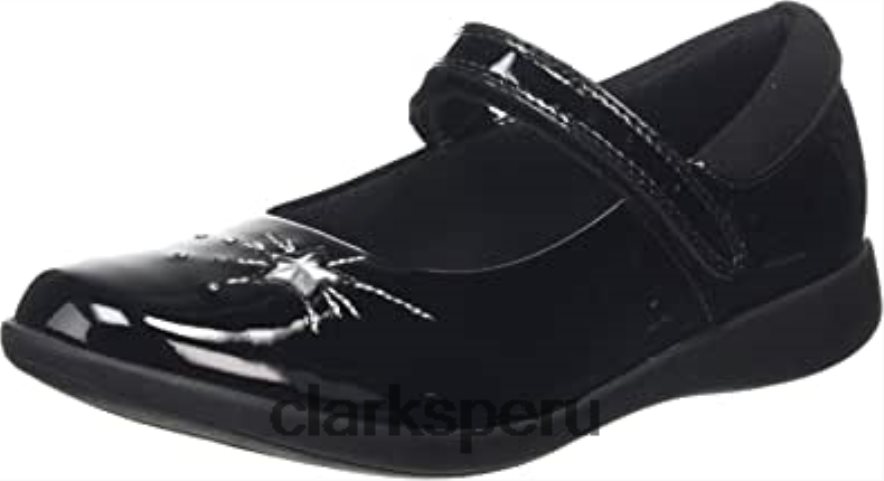 sandalias de punta cerrada para niña etch spark k negro clarks niños Clarks 40N4LX1910 negro