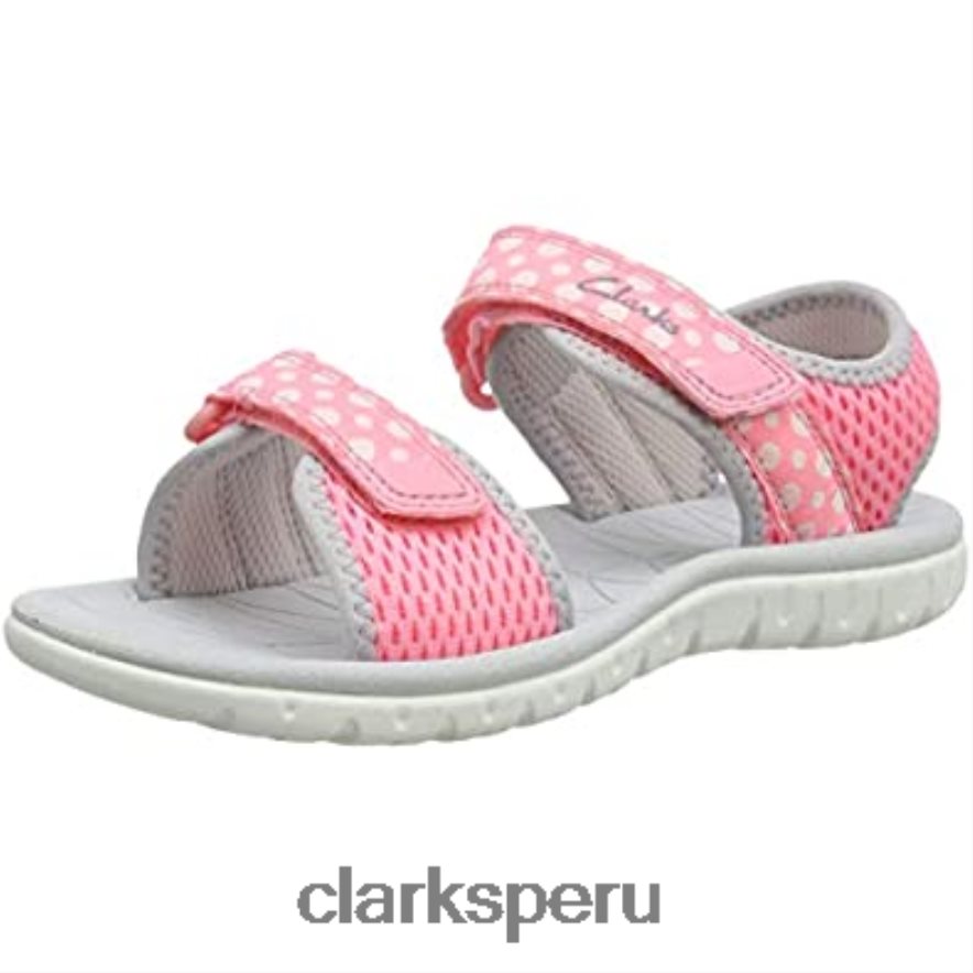 sandalias surf tide k de niña clarks rosa rosa combi rosa combi niños Clarks 40N4LX1279 combinación rosa