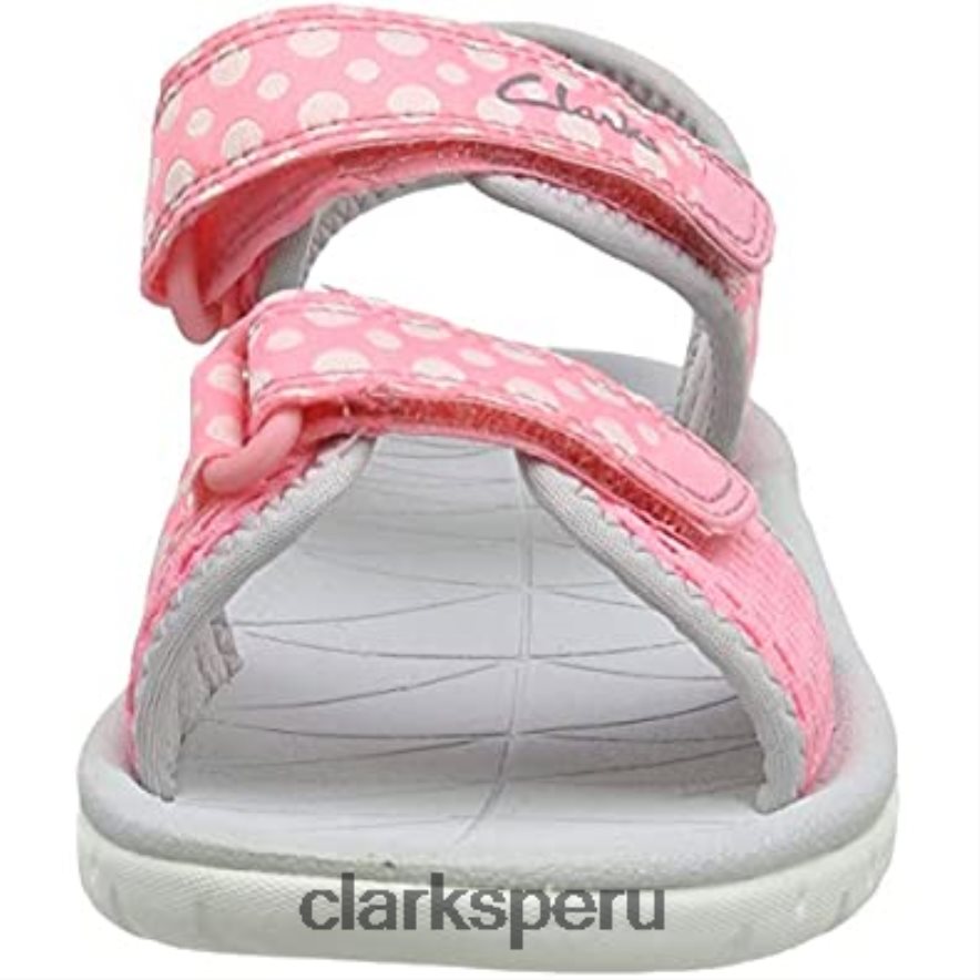 sandalias surf tide k de niña clarks rosa rosa combi rosa combi niños Clarks 40N4LX1279 combinación rosa