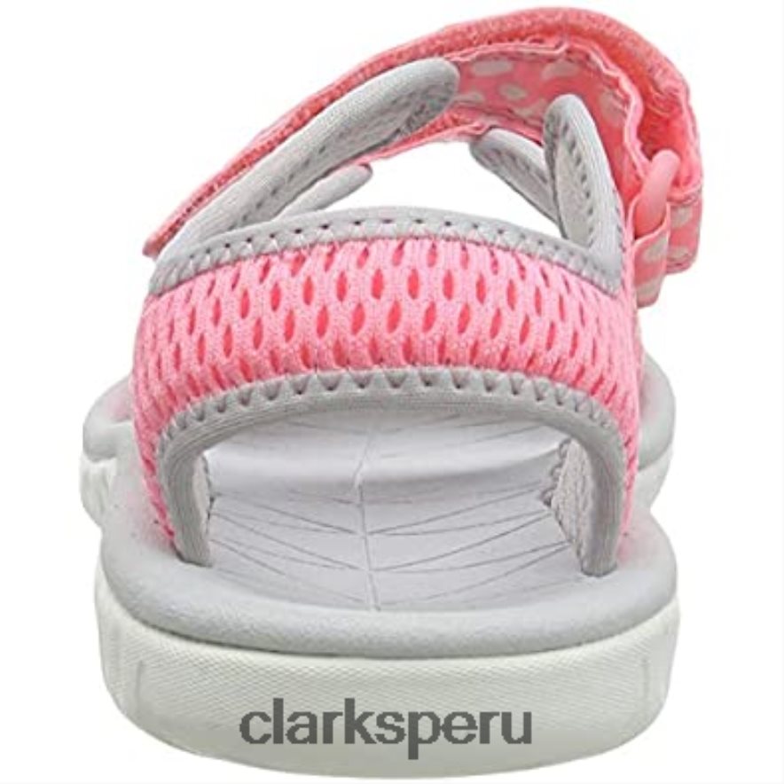 sandalias surf tide k de niña clarks rosa rosa combi rosa combi niños Clarks 40N4LX1279 combinación rosa