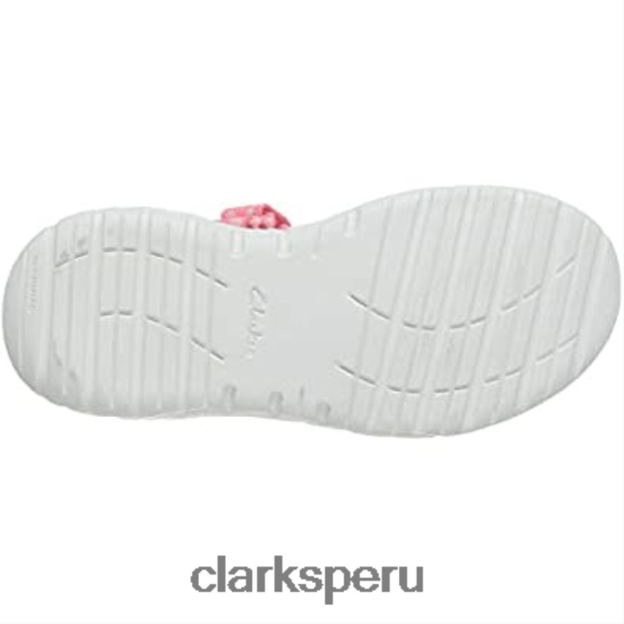 sandalias surf tide k de niña clarks rosa rosa combi rosa combi niños Clarks 40N4LX1279 combinación rosa