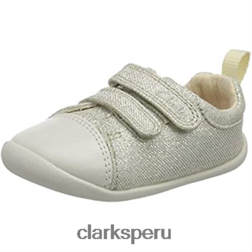 Zapatillas bajas Clarks Roamer Craft para niña plateadas niños Clarks 40N4LX1595