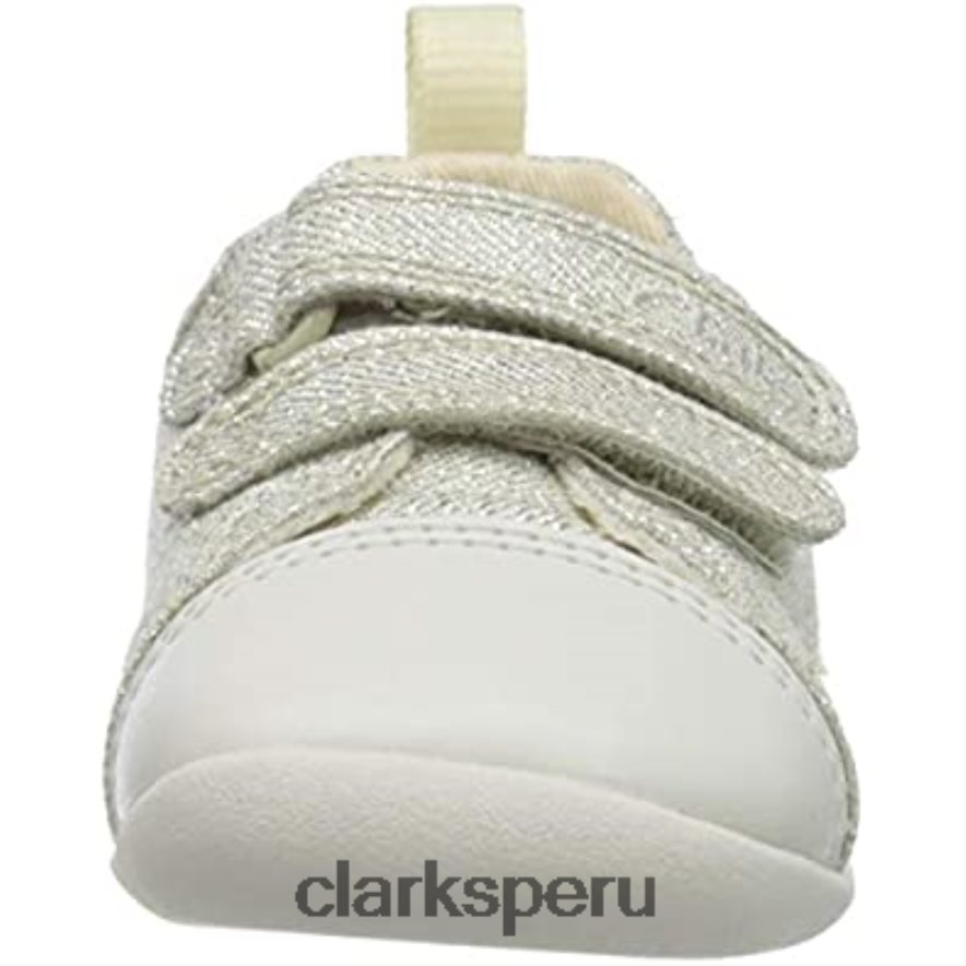 Zapatillas bajas Clarks Roamer Craft para niña plateadas niños Clarks 40N4LX1595