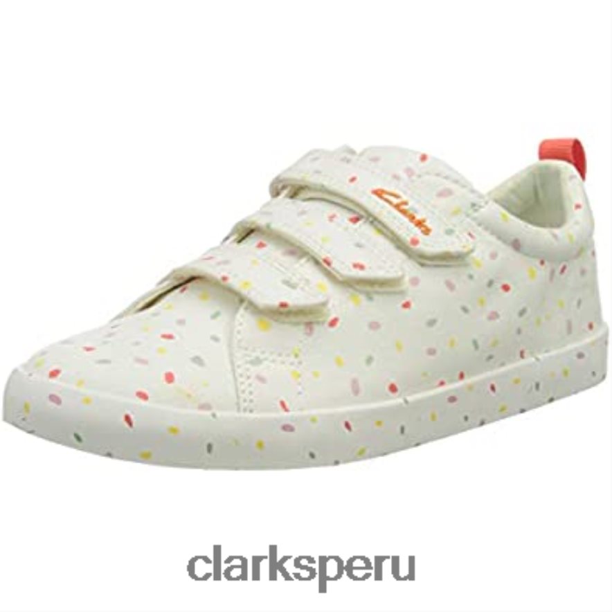 Zapatillas bajas para niña Clarks Foxing Print K niños Clarks 40N4LX418