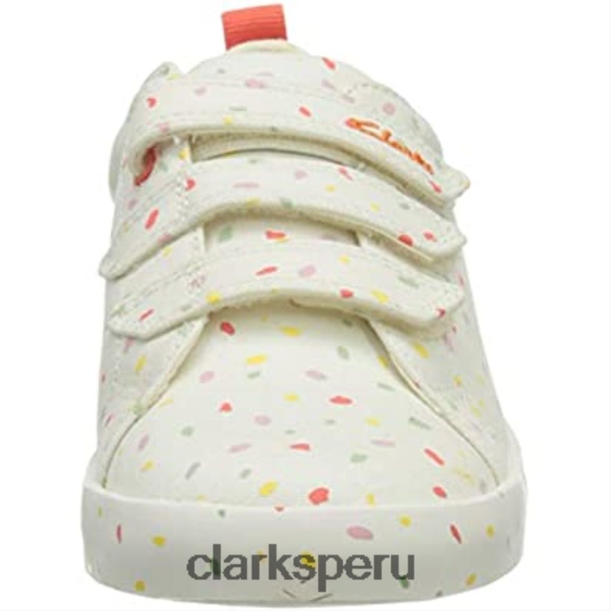 Zapatillas bajas para niña Clarks Foxing Print K niños Clarks 40N4LX418