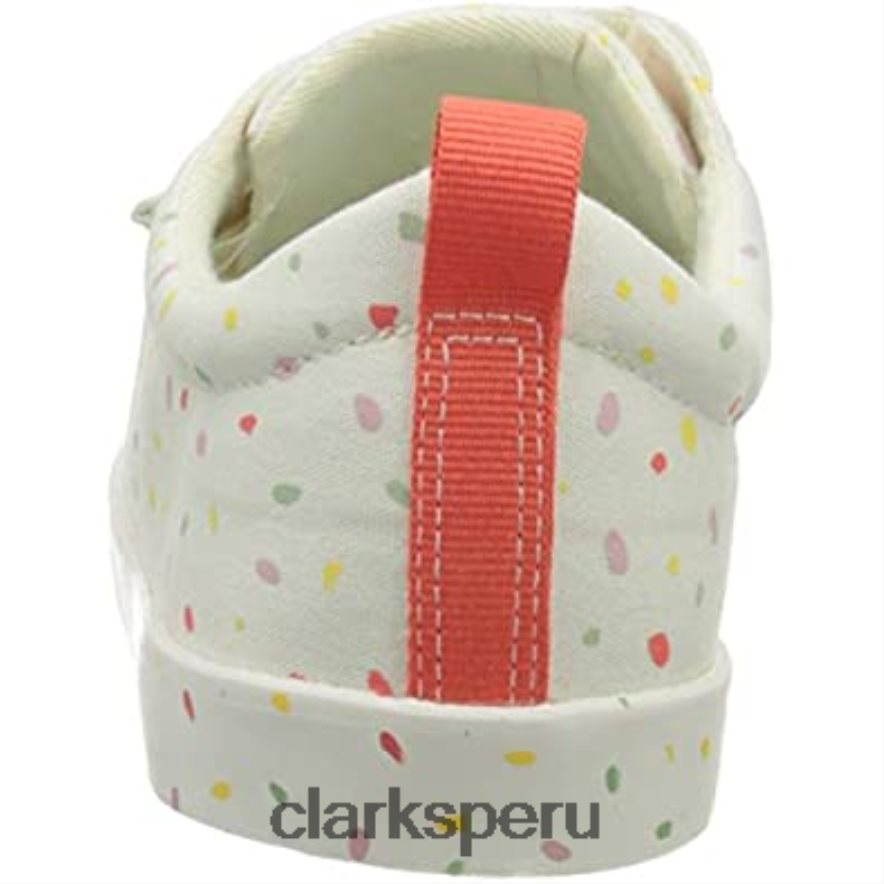 Zapatillas bajas para niña Clarks Foxing Print K niños Clarks 40N4LX418