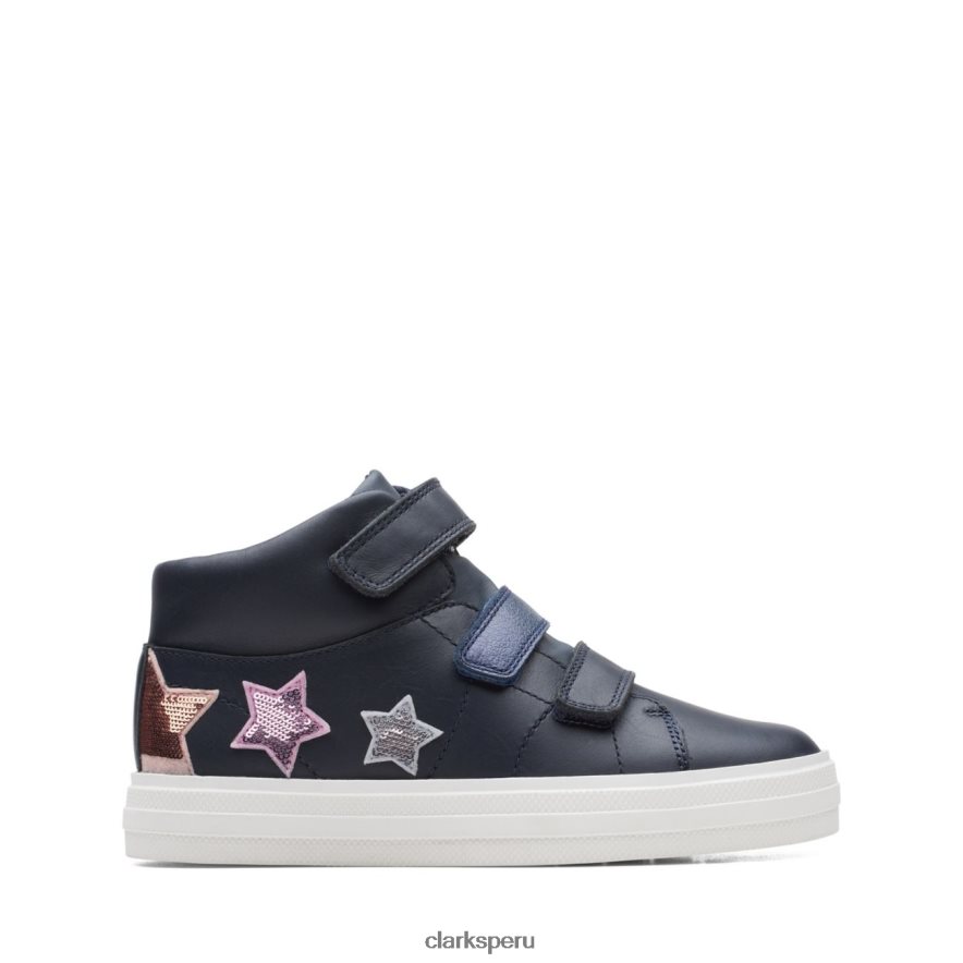 nova fun cuero azul oscuro niño clarks de cuero azul oscuro niños Clarks 40N4LX5732 cuero azul oscuro