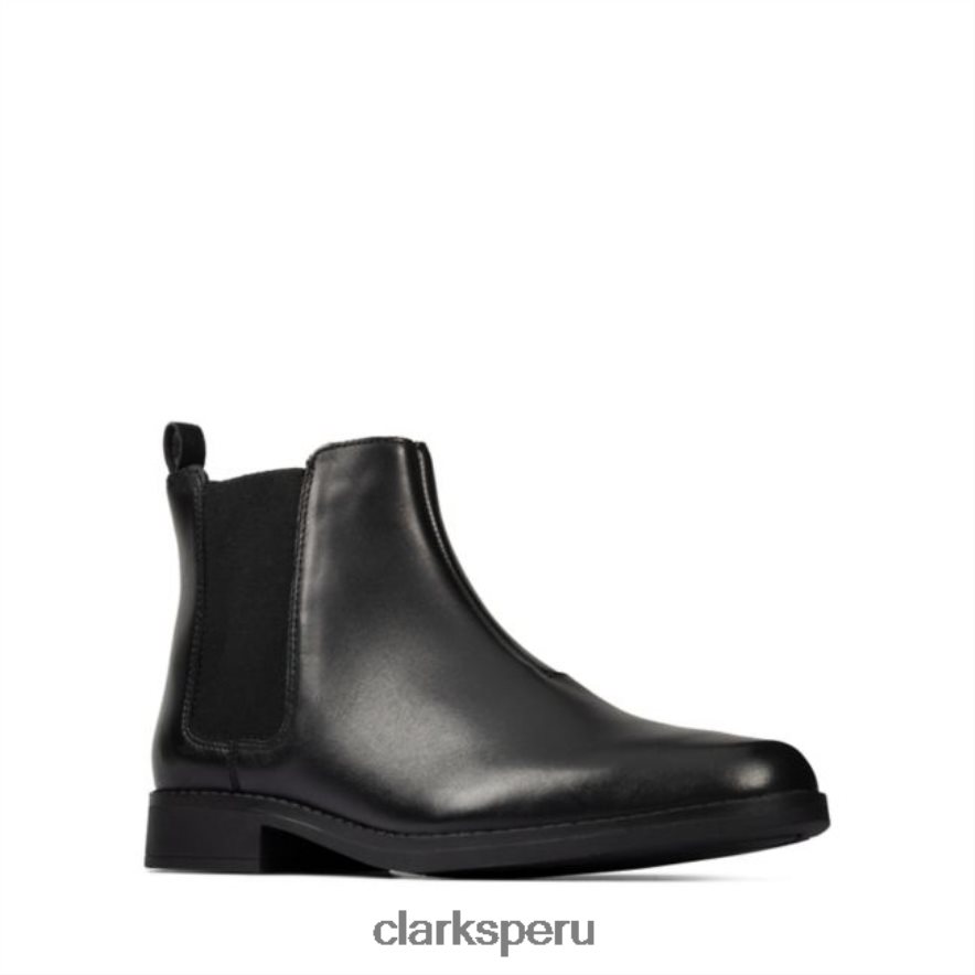 aubrie walk juvenil cuero negro clarks cuero negro niños Clarks 40N4LX5773 cuero negro